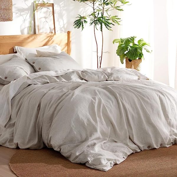 Linen Cotton Blend Duvet Cover
